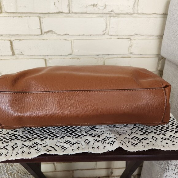 Coach Christie Carryall Brown Leather Handbag Purse - Picture 8 of 15